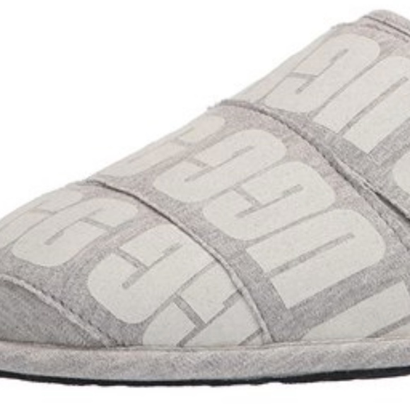 FATHER'S DAY SHOPPING " CLOSET SAMPLE"UGG Size 11 Men’s Scuff Graphic Band Grey" - Picture 9 of 11